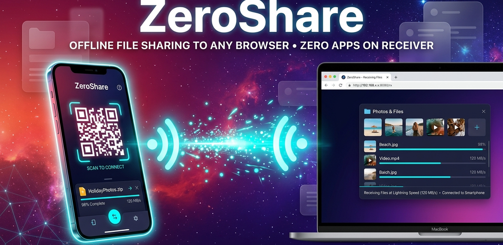 ZeroShare Feature Graphic